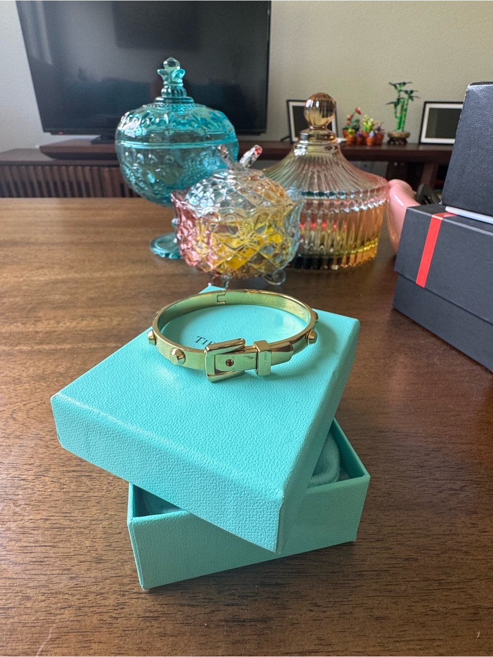 Michael Kors Gold tone Buckle Bracelet